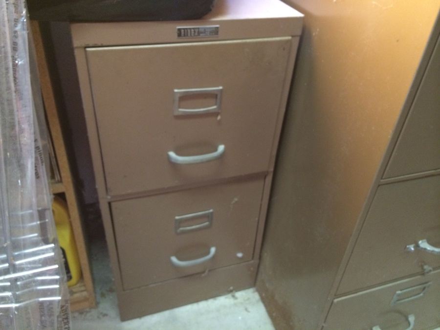 2-Drawer Metal Filing Cabinet