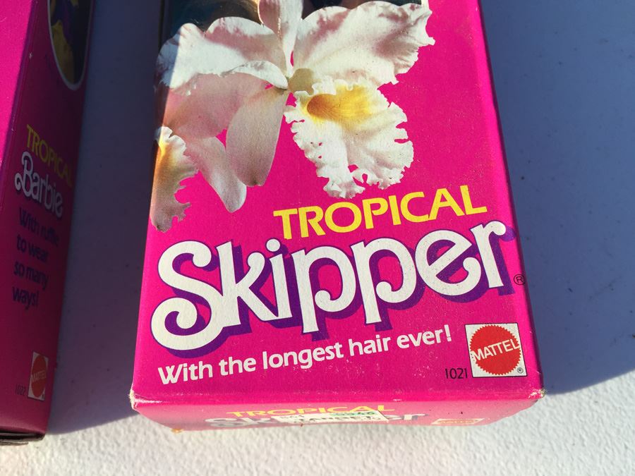 Tropical Barbie, Tropical Skipper And Tropical Miko New In Box Mattel 1985 [Photo 8]