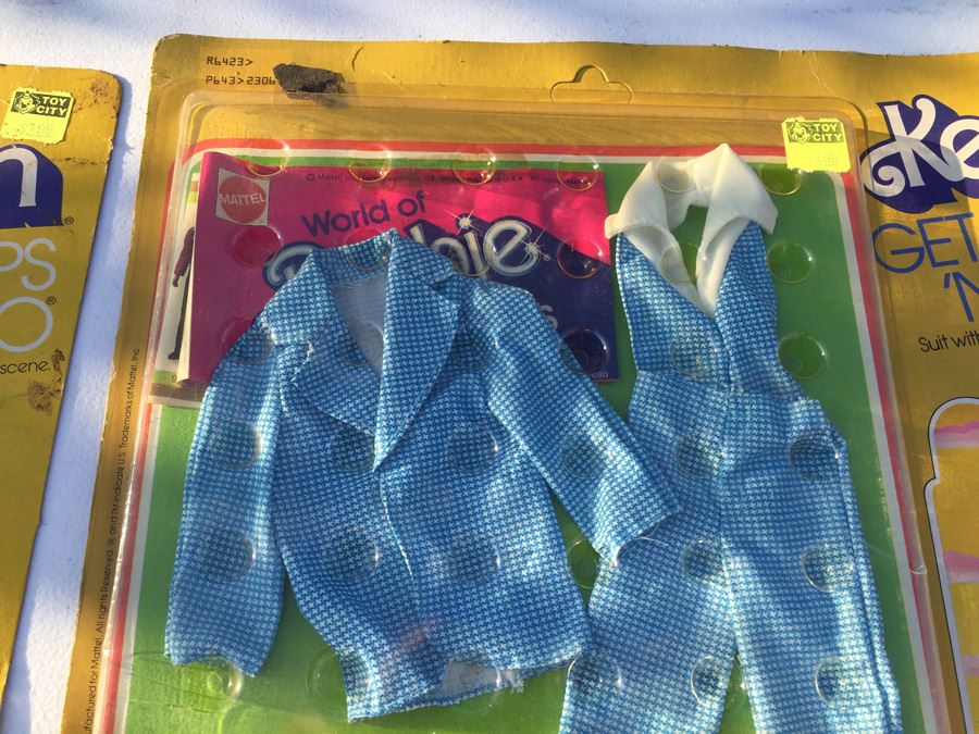 (4) Ken Doll Clothes Get-Ups 'N Go And Ken Fashion Collectibles New On Card 1976, 1977, 1978 [Photo 18]