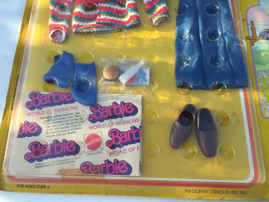 (4) Ken Doll Clothes Get-Ups 'N Go And Ken Fashion Collectibles New On Card 1976, 1977, 1978 [Photo 13]