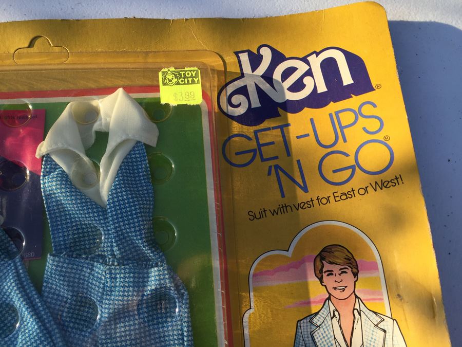 (4) Ken Doll Clothes Get-Ups 'N Go And Ken Fashion Collectibles New On Card 1976, 1977, 1978 [Photo 15]