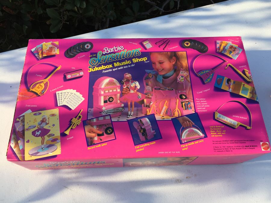 Barbie Sensations Jukebox Music Box New In Box Mattel 1987 [Photo 3]