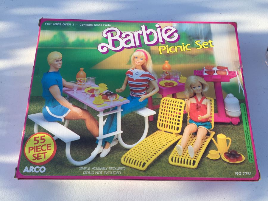 Barbie Picnic Set ARCO Mattel 1986 [Photo 1]