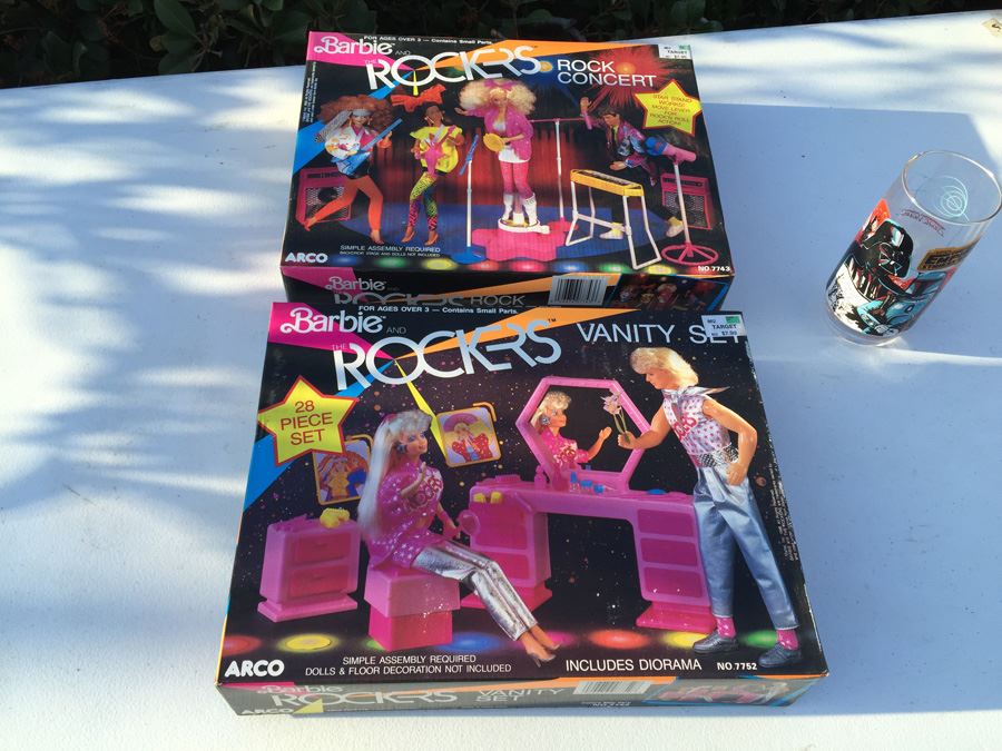 Barbie And The Rockers Vanity Set And Rock Concert 1986 [Photo 1]