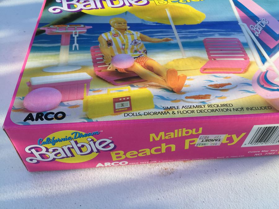 California Dream Barbie Malibu Beach Party New In Box ARCO Mattel 1987 [Photo 4]