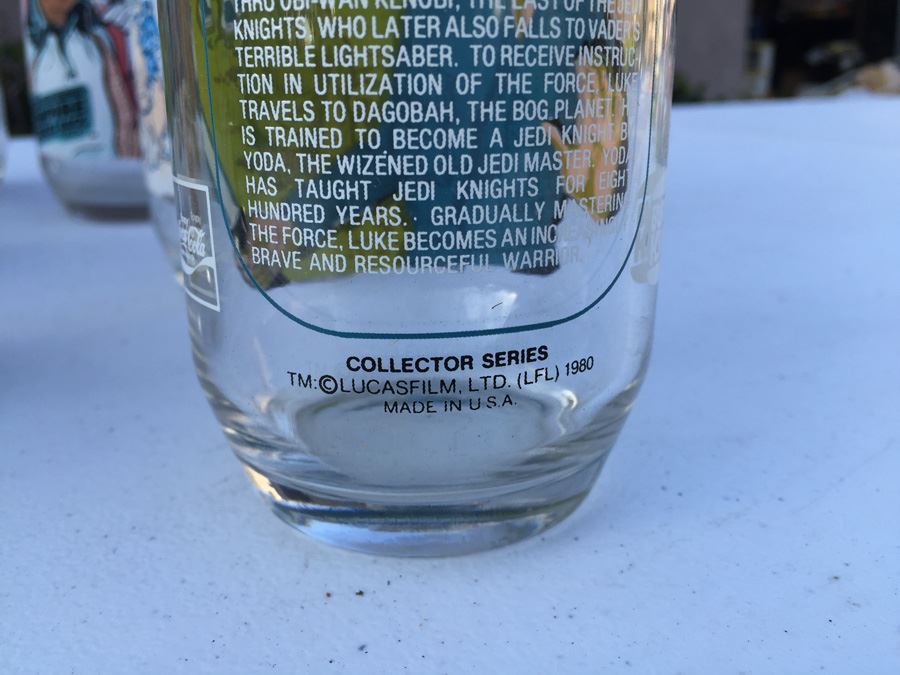 Stars Wars And The Empire Strikes Back Glasses From Burger King 1977 And 1988 [Photo 9]