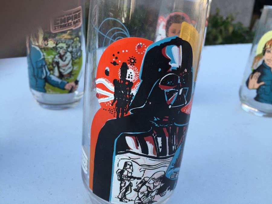 Stars Wars And The Empire Strikes Back Glasses From Burger King 1977 And 1988 [Photo 25]