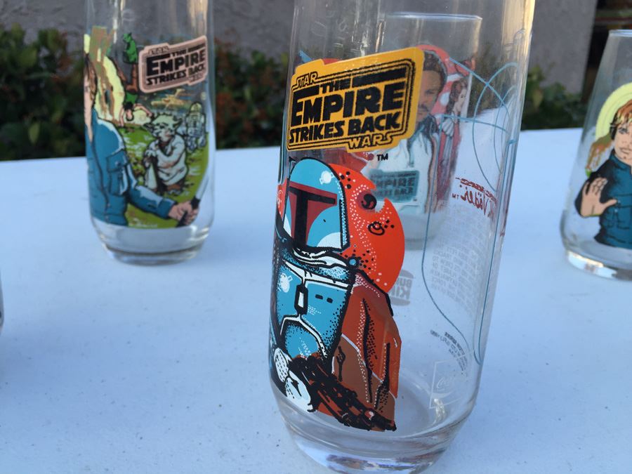 Stars Wars And The Empire Strikes Back Glasses From Burger King 1977 And 1988 [Photo 28]