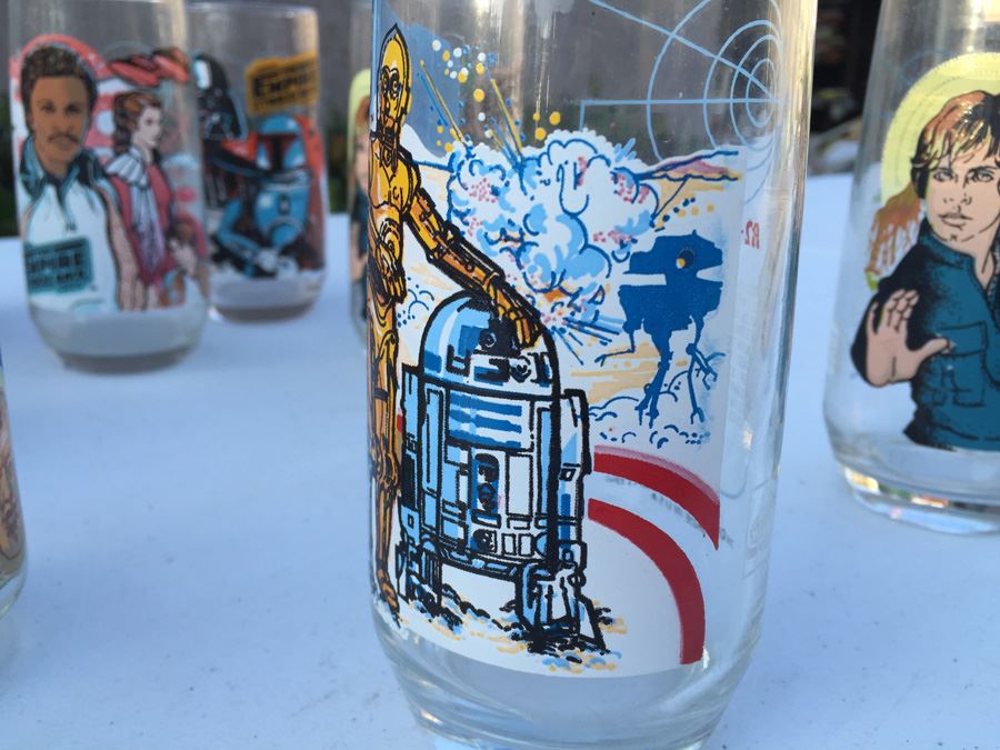 Stars Wars And The Empire Strikes Back Glasses From Burger King 1977 And 1988 [Photo 14]