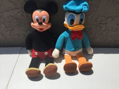 vintage marching mickey mouse doll
