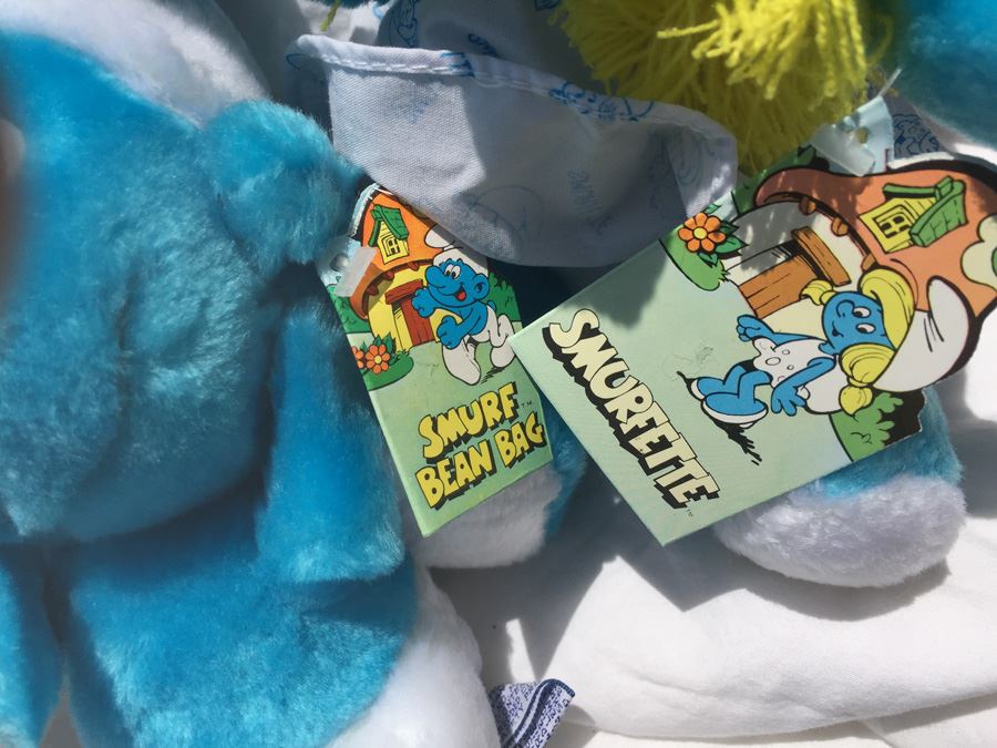 vintage smurf plush