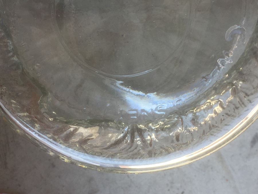 Clear Glass Mickey Mouse Cookie Jar Copyright Walt Disney Productions [Photo 8]