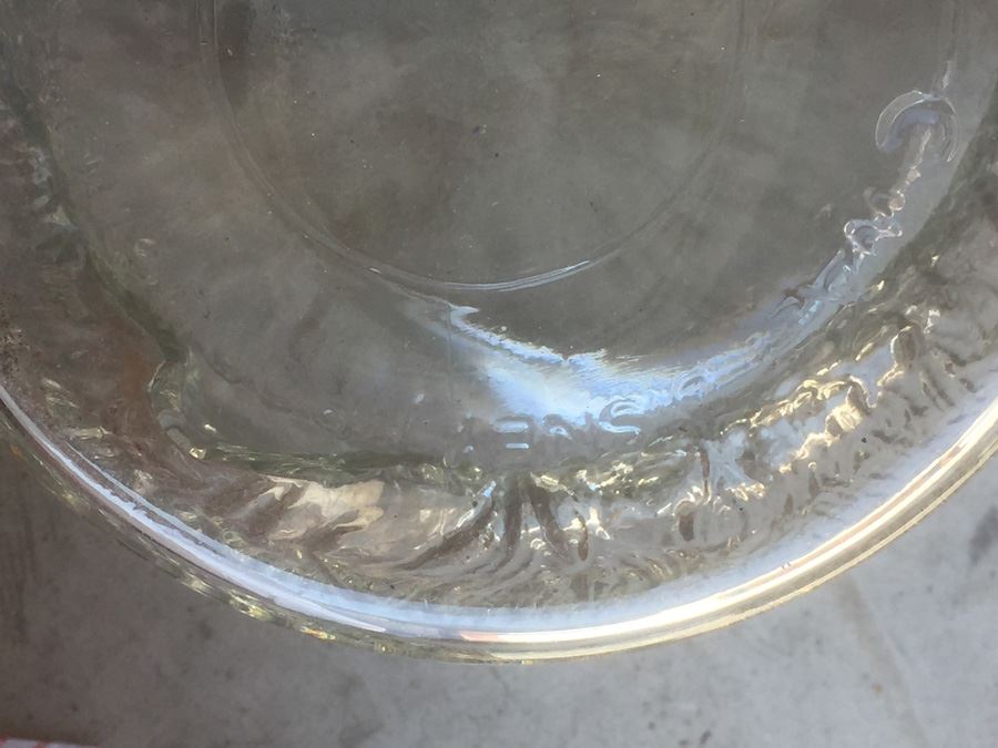 Clear Glass Mickey Mouse Cookie Jar Copyright Walt Disney Productions [Photo 7]