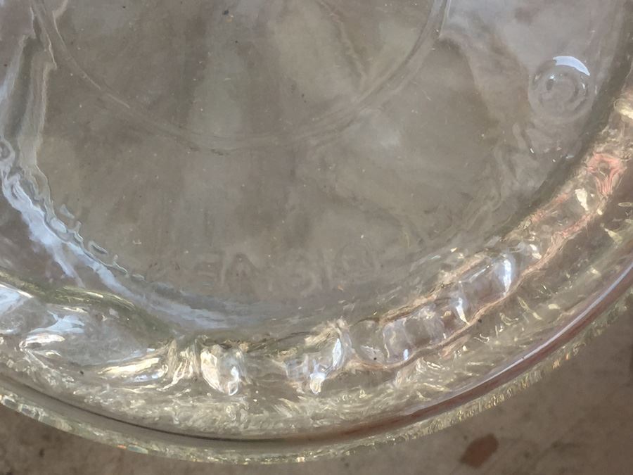 Clear Glass Mickey Mouse Cookie Jar Copyright Walt Disney Productions [Photo 6]