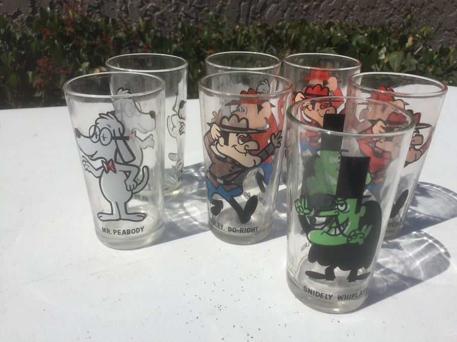Vintage Pepsi Collector Series Glasses From The Rocky and Bullwinkle Show [Photo 2]