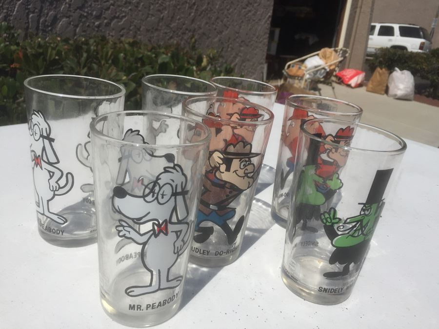 Vintage Pepsi Collector Series Glasses From The Rocky and Bullwinkle Show [Photo 3]