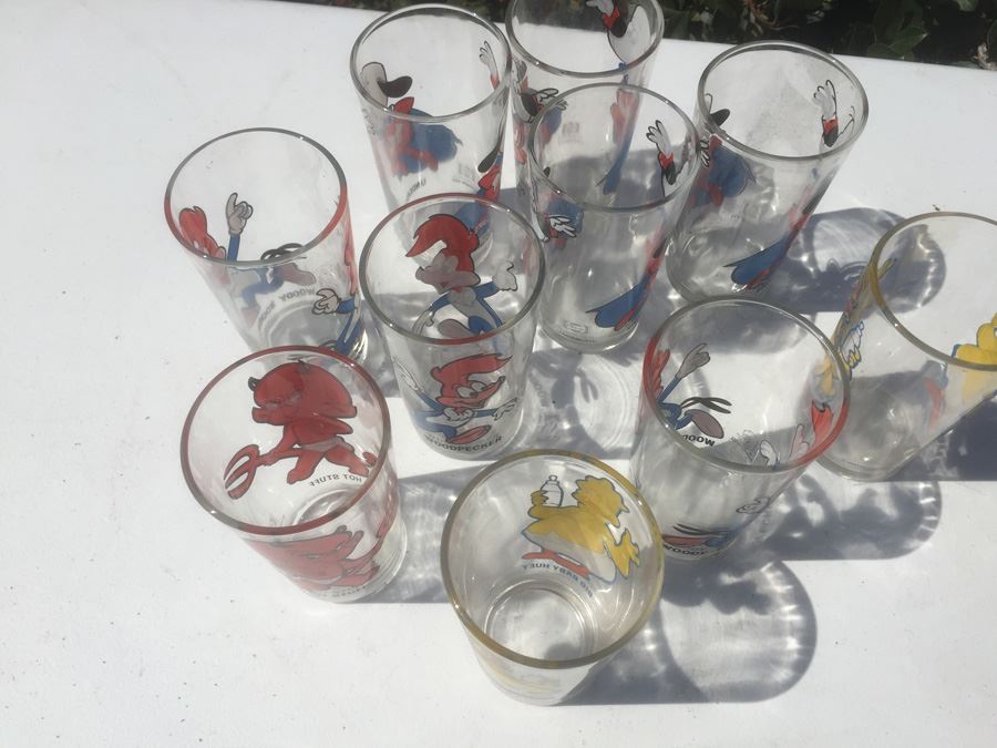 Vintage Cartoon Glasses Including Hot Stuff, Big Baby Huey, Underdog And Woody Woodpecker [Photo 7]