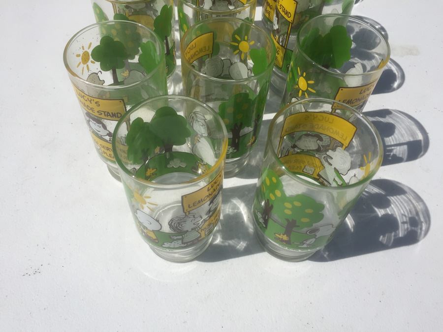 Vintage SNOOPY Glass Lot [Photo 6]