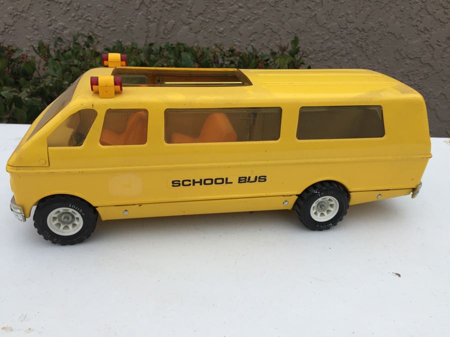 Yellow Pressed Steel Tonka School Bus XR 101 [Photo 10]