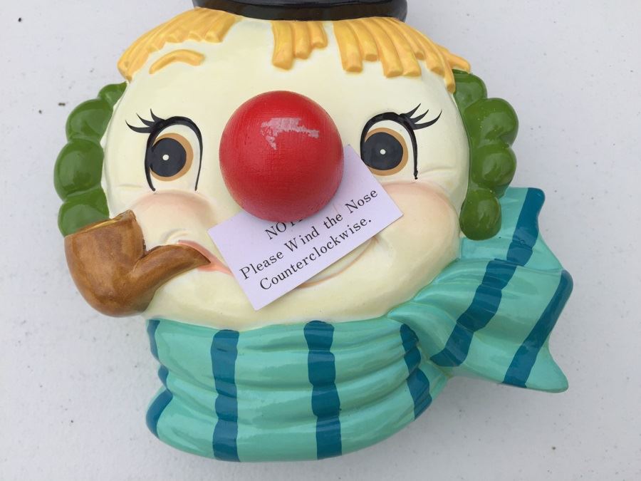 Vintage Josef Originals Clown Music Box Send in the Clowns 1960's Japan Nursery Decor [Photo 3]