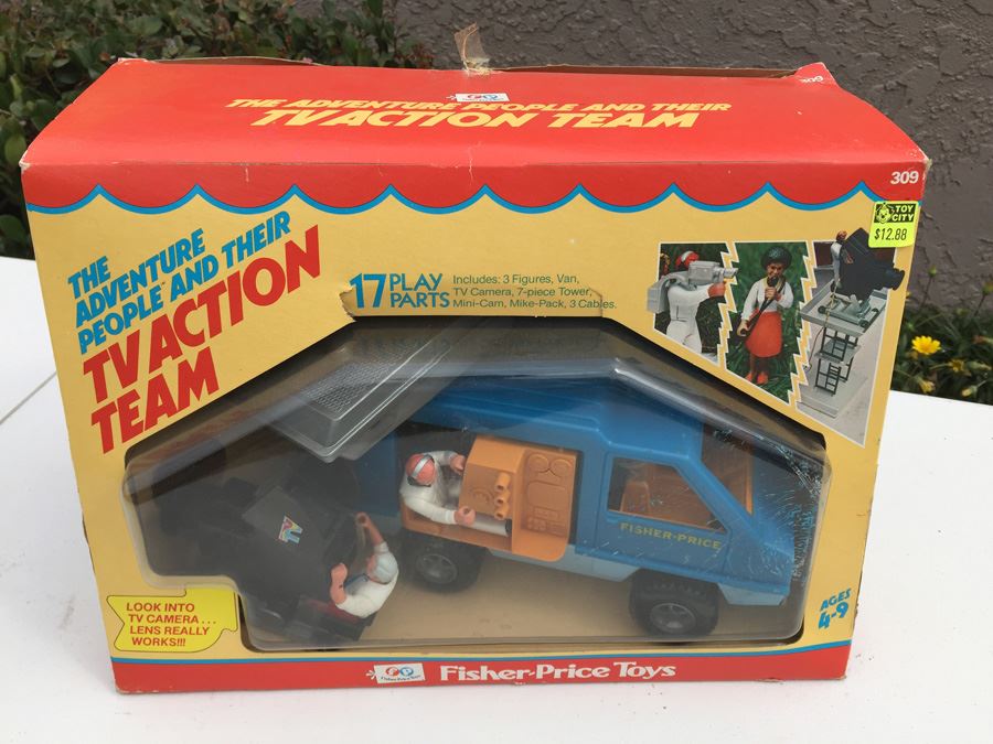 The Adventure People And Their TV Action Team Fisher Price Toys New In Box  [Photo 1]