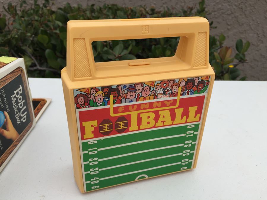TOMY Bob Up Music Box New In Box 1982 And Funny Football Game [Photo 13]