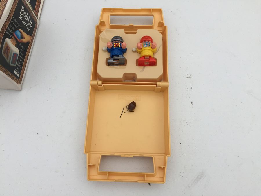 TOMY Bob Up Music Box New In Box 1982 And Funny Football Game [Photo 3]