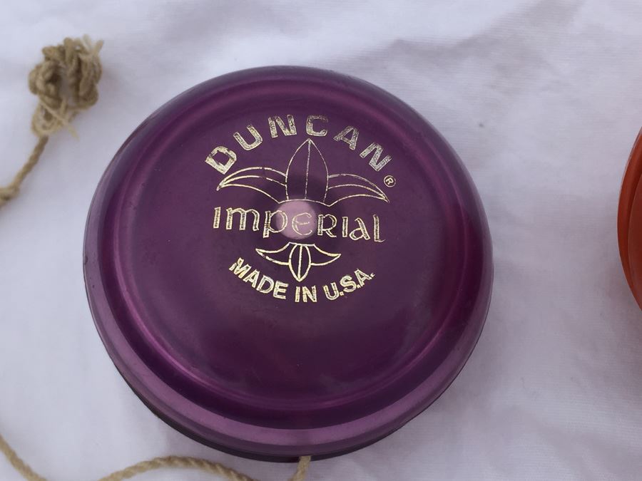 Pair Of Yo-Yos Duncan Imperial Purple And Festival Professional Model Basketball [Photo 2]