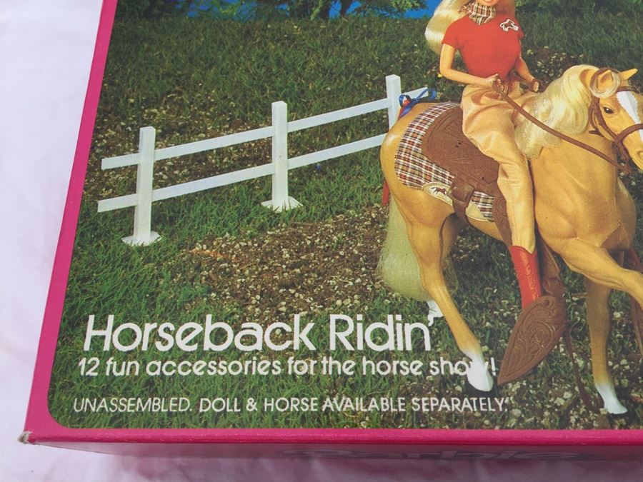 Vintage Barbie Play Paks Horseback Ridin' And Picnic 1982 [Photo 4]