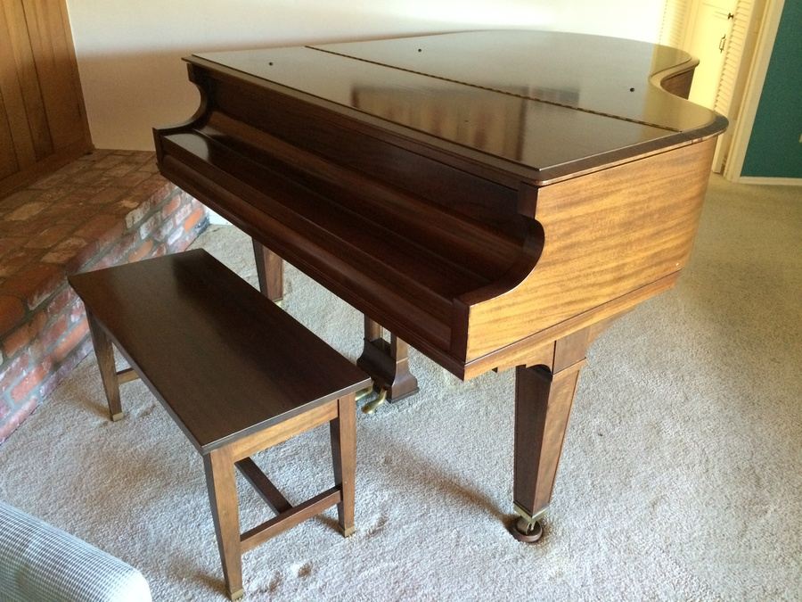 1923 Chickering Baby Grand Parlor Piano - Completely Restored & Refinished