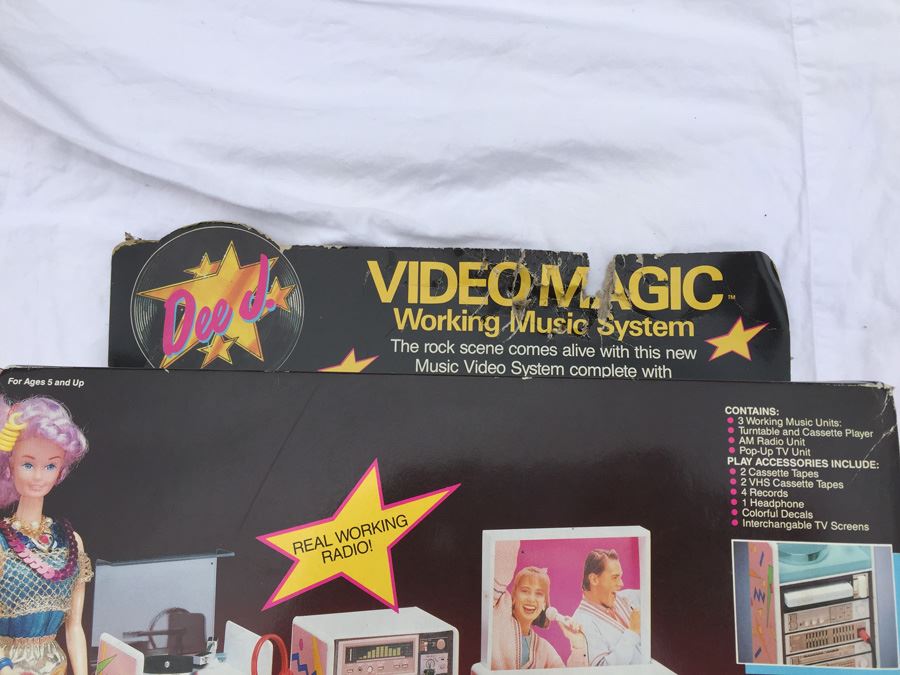 Dee J Video Magic Working Music System Multi-Toy Corp 1986 In Original Box [Photo 4]