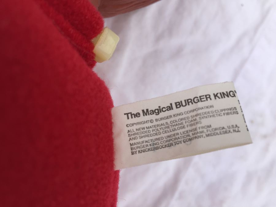 The Magical Burger King Collectible Doll 1980 Knickerbocker [Photo 11]