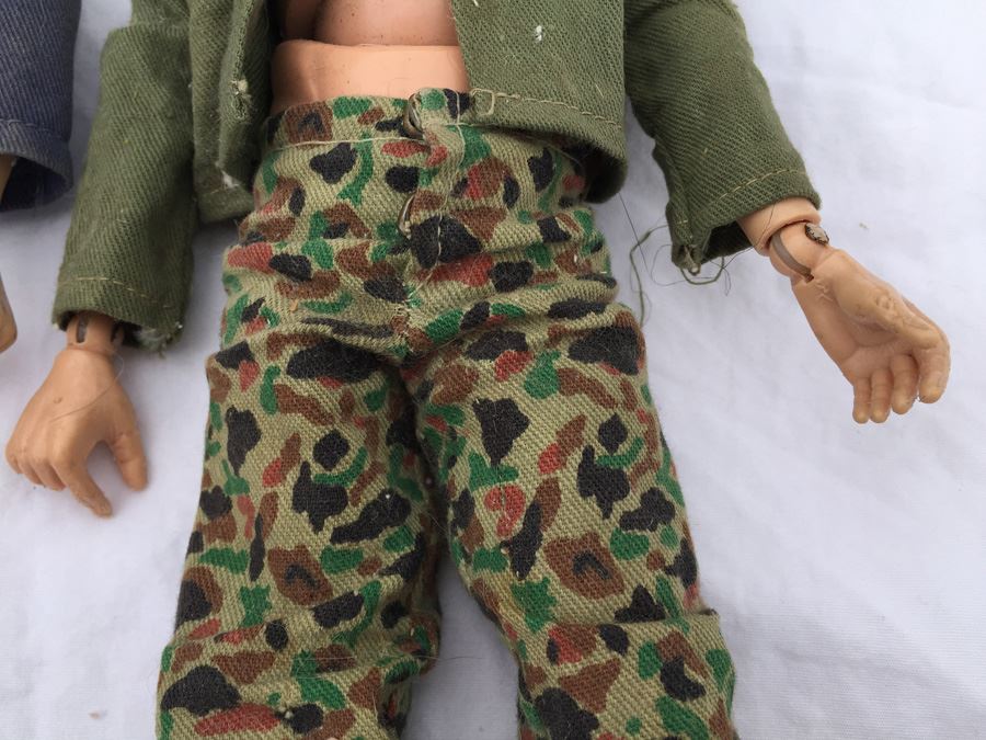 Pair Of Vintage 1964 And 1966 G.I. Joe HASBRO Action Figure Dolls With G.I. Joe Clothes [Photo 6]
