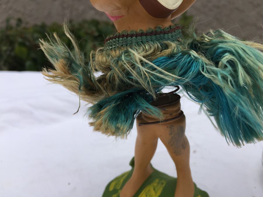 Vintage Hula Girl Aloha Dashboard Bobble Head Doll Hawaii [Photo 4]