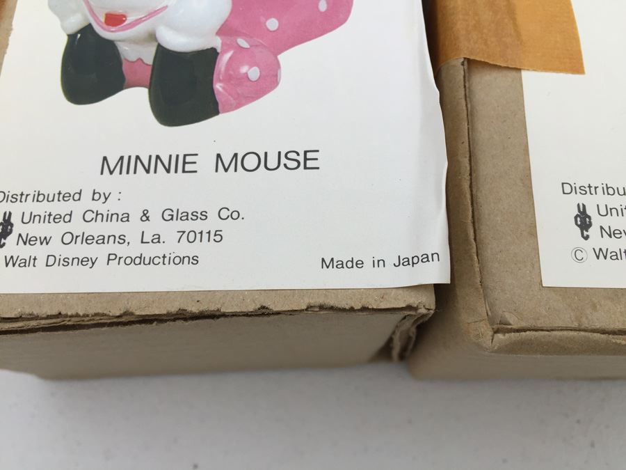Walt Disney Minnie Mouse Hand Painted Figurines United China & Glass Co. Made In Japan New In Box [Photo 5]