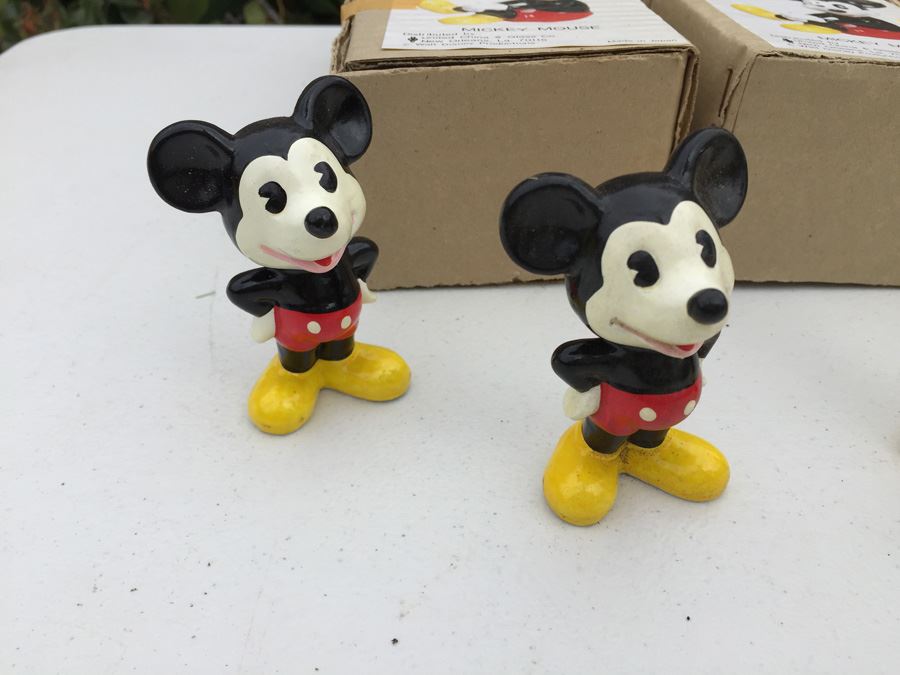 Mickey Mouseガラス製置物 魔法使いの弟子デザイン！東京ディズニーランド 『ファンタジア