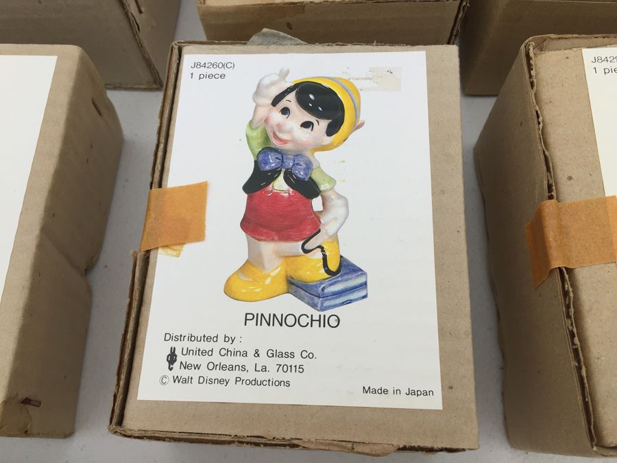 (11) Various Walt Disney Hand Painted Figurines United China & Glass Co. Made In Japan New In Box [Photo 6]