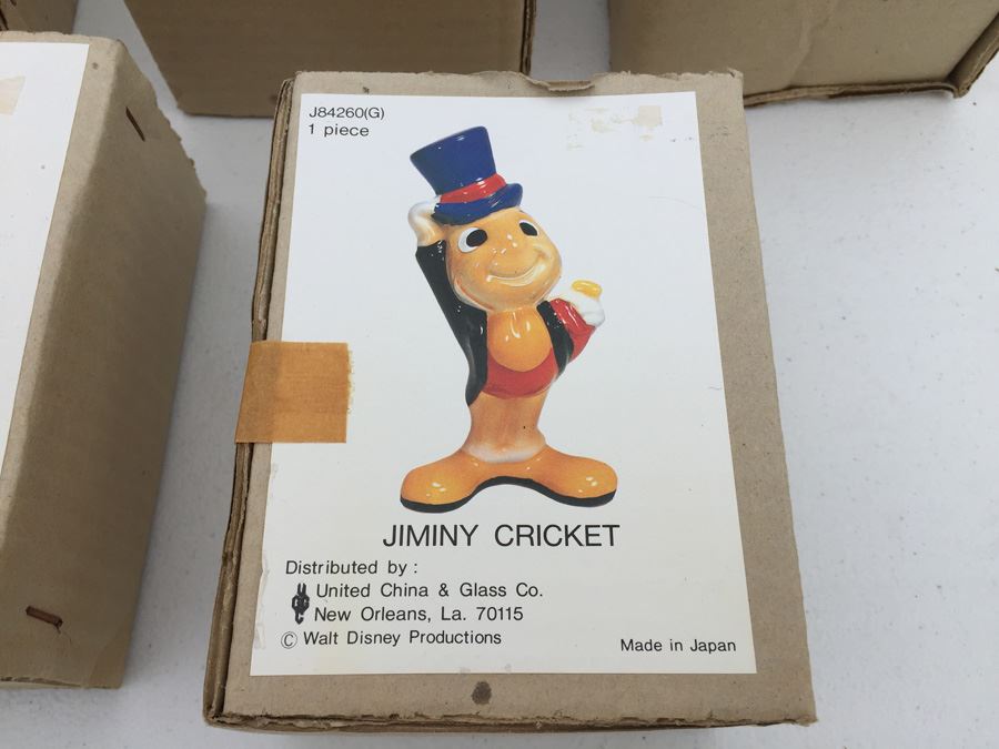 (11) Various Walt Disney Hand Painted Figurines United China & Glass Co. Made In Japan New In Box [Photo 4]