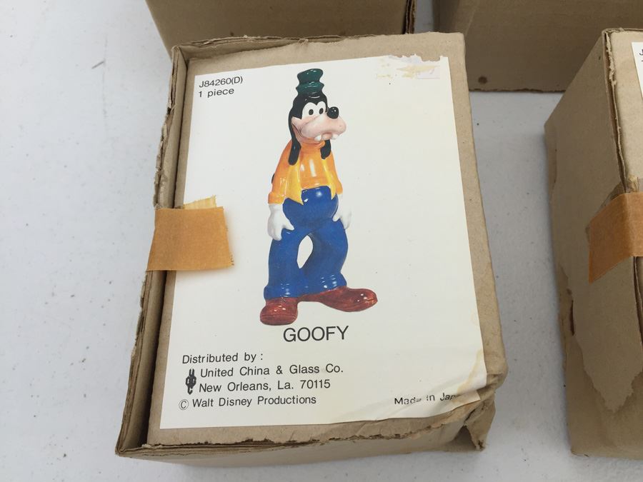 (11) Various Walt Disney Hand Painted Figurines United China & Glass Co. Made In Japan New In Box [Photo 2]