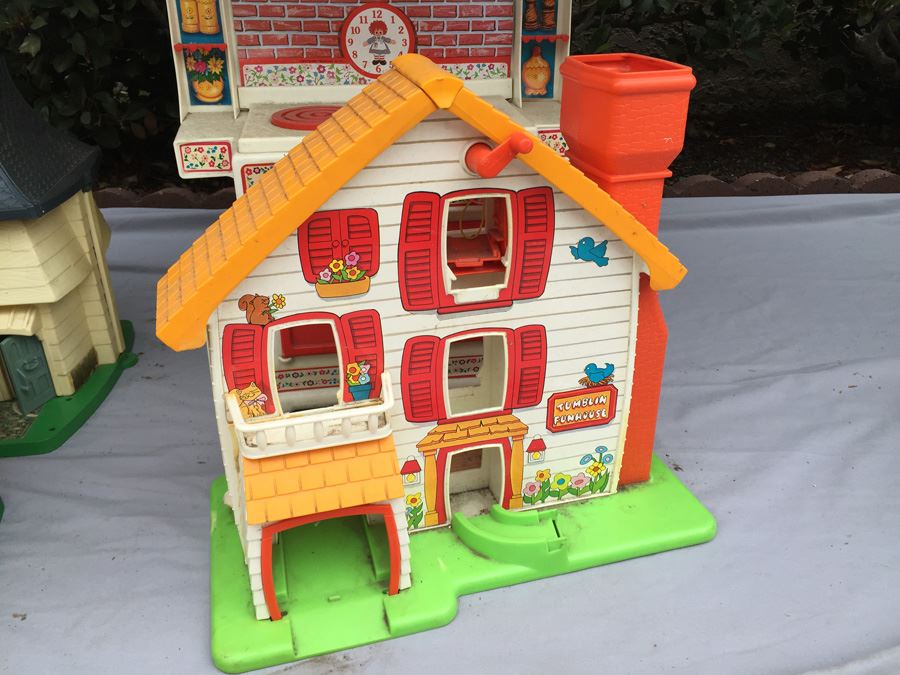 Huge Lot Of Various Playsets Including Playschool And Several Romper Room Weebles Haunted House Playsets [Photo 50]