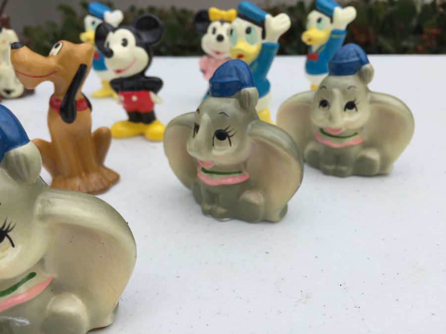 (17) Various Walt Disney Hand Painted Figurines United China & Glass Co. Made In Japan New In Box [Photo 4]