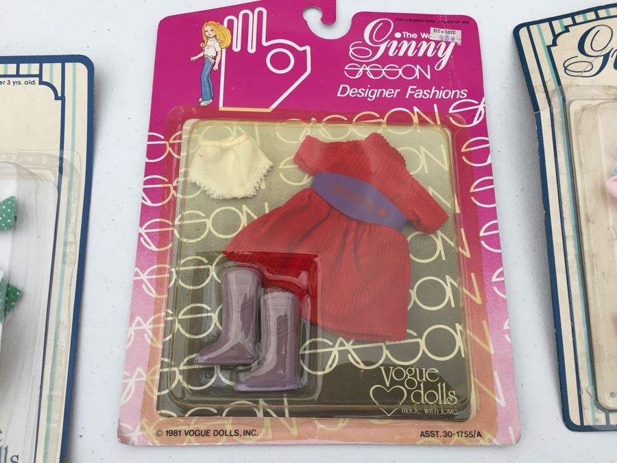 Huge Lot Of Ginnie Vogue Dolls, Clothing And Accessories New In Boxes And Cards Including Sasson Brand Dolls With Disco Rollerskates [Photo 25]