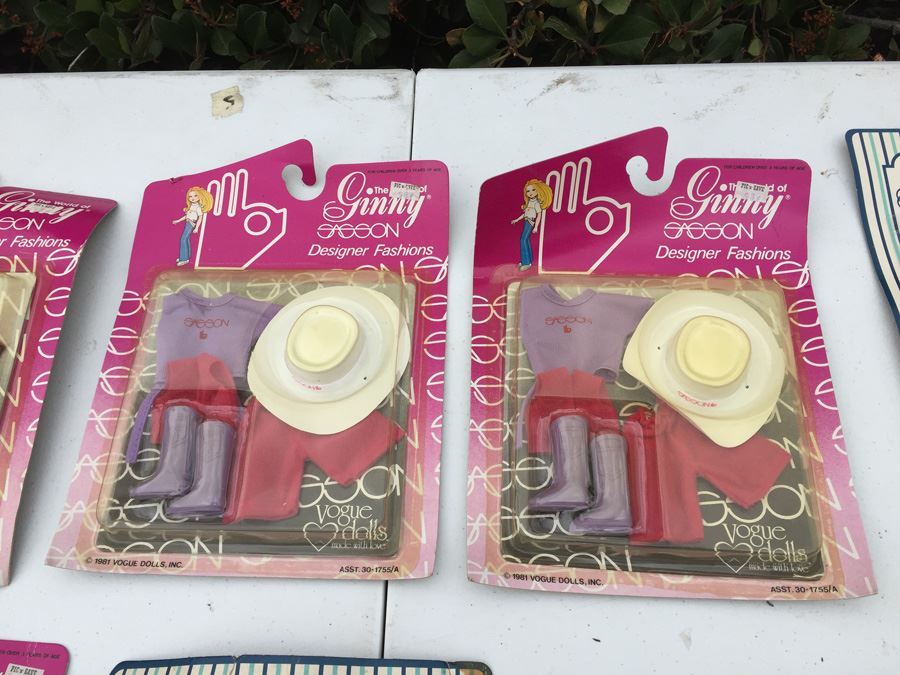 Huge Lot Of Ginnie Vogue Dolls, Clothing And Accessories New In Boxes And Cards Including Sasson Brand Dolls With Disco Rollerskates [Photo 23]