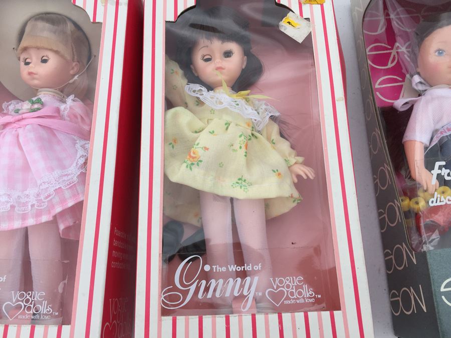 Huge Lot Of Ginnie Vogue Dolls, Clothing And Accessories New In Boxes And Cards Including Sasson Brand Dolls With Disco Rollerskates [Photo 17]