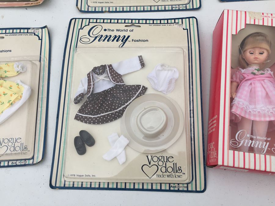 Huge Lot Of Ginnie Vogue Dolls, Clothing And Accessories New In Boxes And Cards Including Sasson Brand Dolls With Disco Rollerskates [Photo 20]