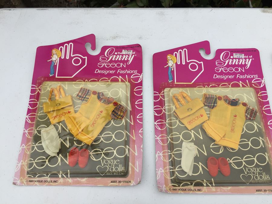 Huge Lot Of Ginnie Vogue Dolls, Clothing And Accessories New In Boxes And Cards Including Sasson Brand Dolls With Disco Rollerskates [Photo 27]
