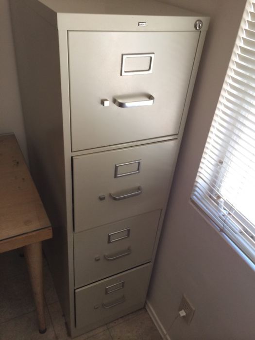 HON 4-Drawer Filing Cabinet