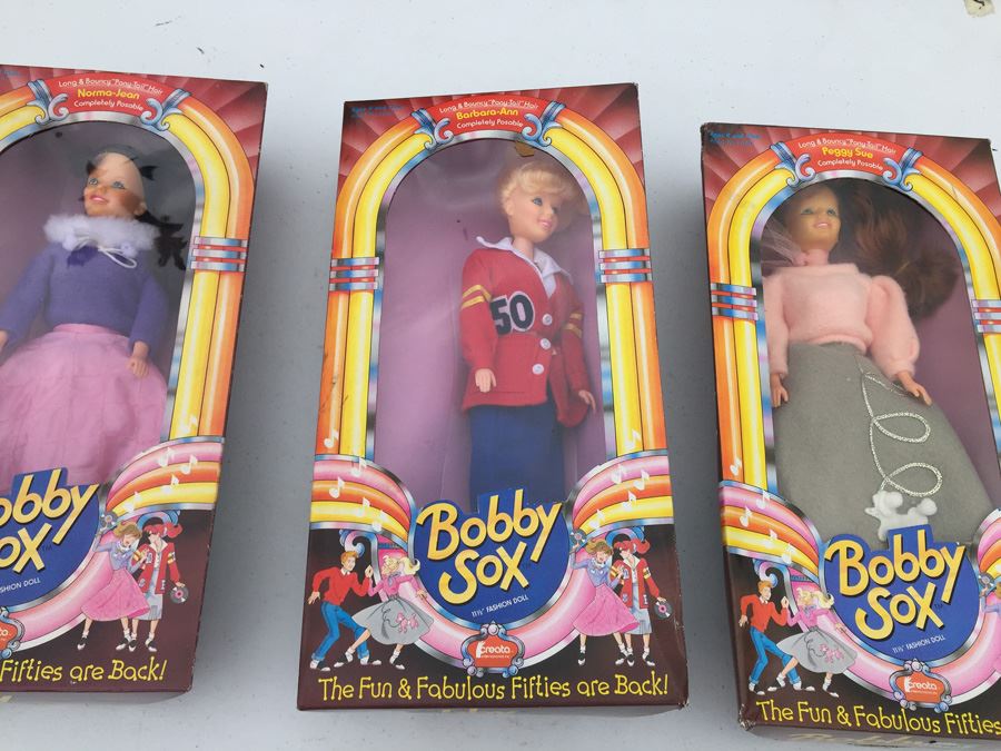 Vintage Bobby Sox 11 1/2' Fashion Dolls New In Box Creata Vintage 1987 [Photo 7]