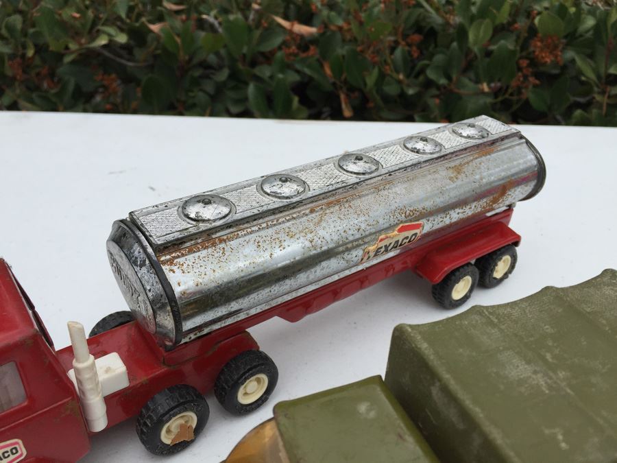 Vintage BUDDY L Vehicle Lot Including ARMY Vehicles Tank And Trucks Made In Japan [Photo 18]