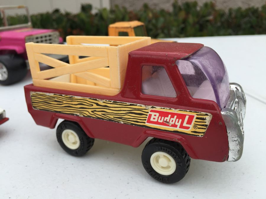 Vintage BUDDY L Vehicle Lot Including ARMY Vehicles Tank And Trucks Made In Japan [Photo 22]